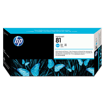 Đầu in HP 81 Cyan Dye Printhead and Printhead Cleaner (C4951A)