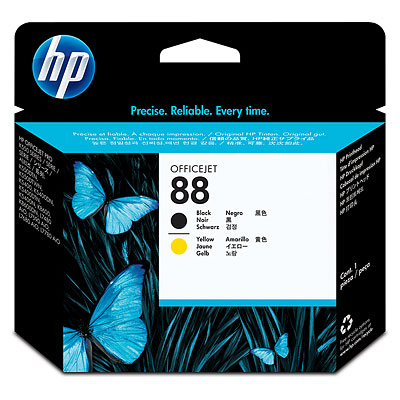 Đầu in HP 88 Black and Yellow Officejet Printhead (C9381A)