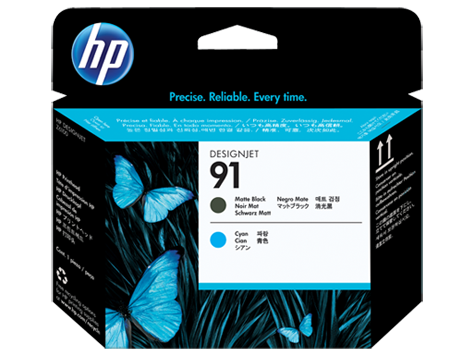 Đầu in HP 91 Matte Black and Cyan Printhead (C9460A)