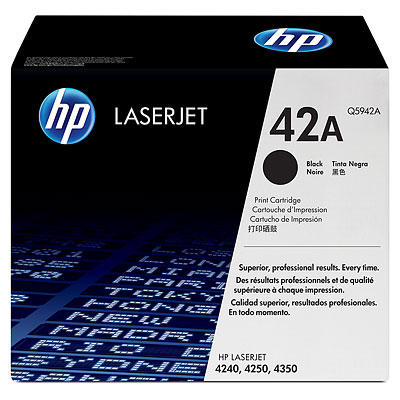 Mực in HP 42A Black LaserJet Toner Cartridge (Q5942A)